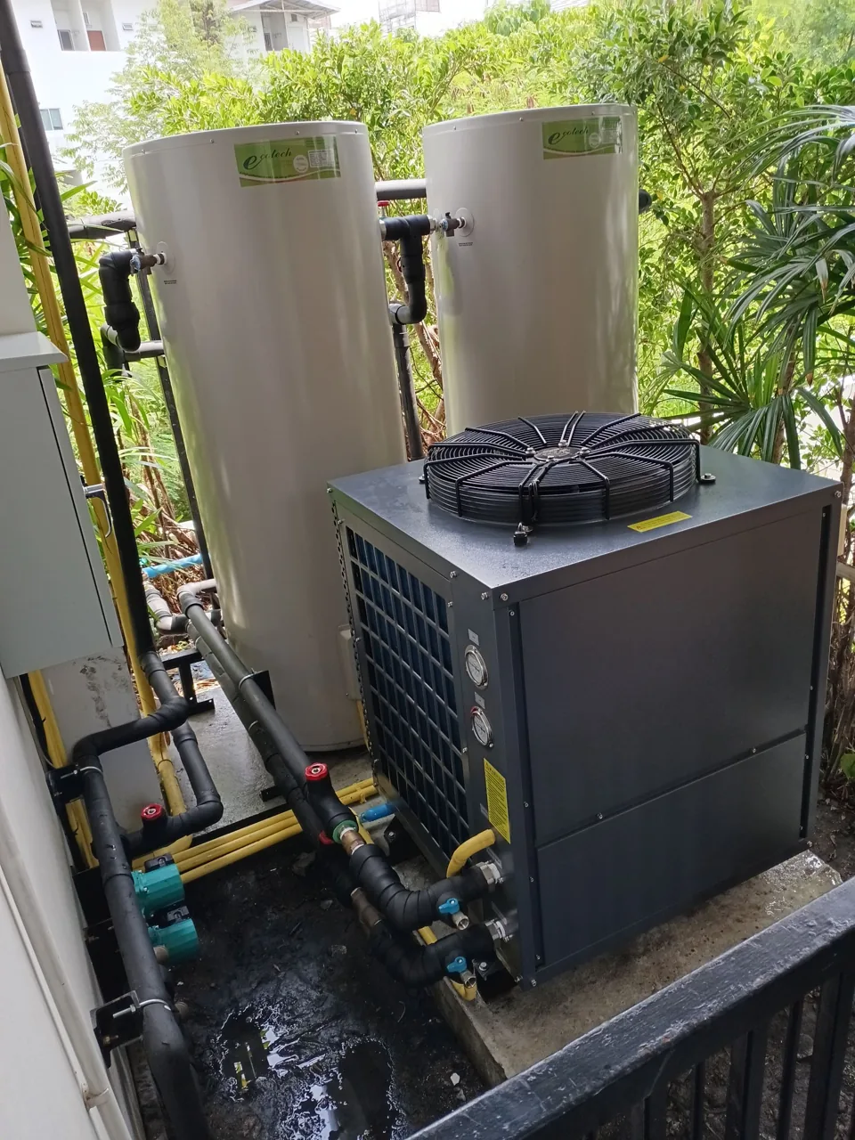 Renovate ระบบน้ำร้อนโรงแรม จากหม้อต้มน้ำร้อน เป็น Heat Pump + IoT จ.ภูเก็ต - รูปที่ 3