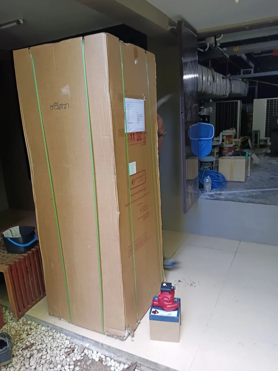 เปลี่ยนเครื่องทำน้ำร้อนหม้อต้ม เป็น Ecotech Heat Pump 340 ลิตร — Pool Villa โรงแรม 5 ดาว หาดในทอน ภูเก็ต - รูปที่ 3