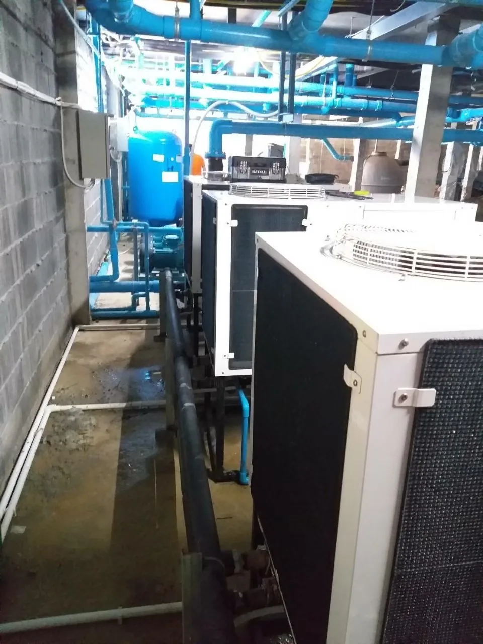 ซ่อมบำรุงประจำปี ระบบน้ำร้อน Heat Pump สปาขนาดใหญ่ 6 ไร่ จ.ภูเก็ต — Ecotech Heat Pump 1,000 ลิตร/ชม. 3 ตัว + ถังน้ำร้อน 15,000 ลิตร - รูปที่ 5