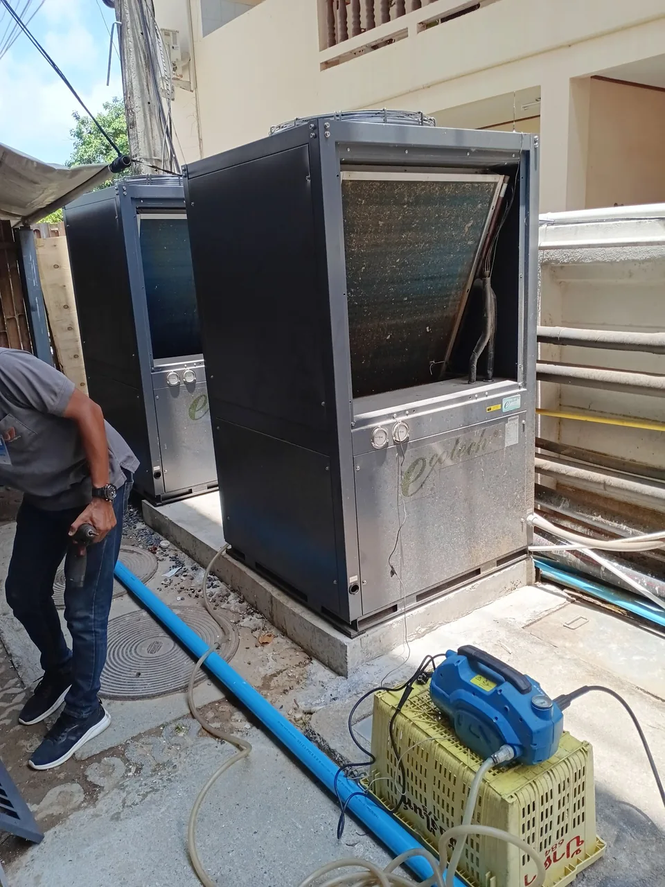 บริการล้าง–ซ่อมบำรุง Ecotech Heat Pump ตามรอบ โรงแรม 5 ดาว เกาะสมุย - รูปที่ 5